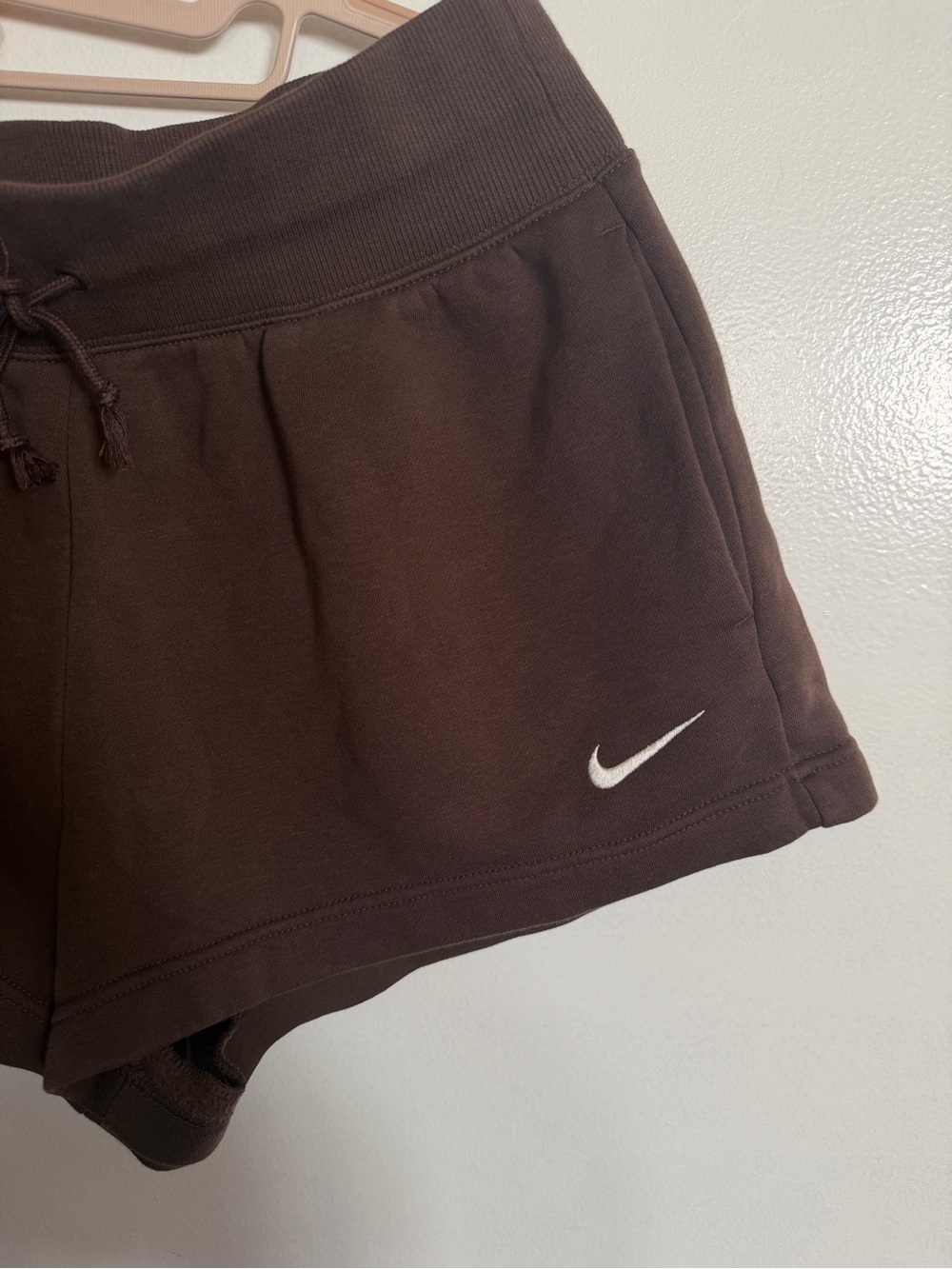 Nike Women's Brown Sportswear Phoenix Fleece Shorts